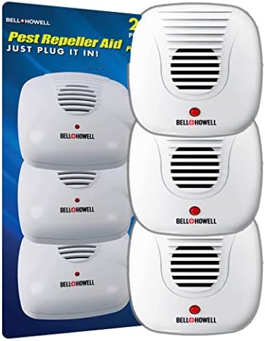 Kit de Repelentes de Plagas Ultrasónicos Bell + Howell (Paquete de 3), Repelente Seguro para el Hogar, Oficina, Cocina y Más - imagen 1