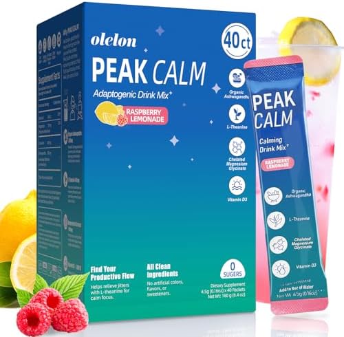 Bebida Super Cortisol Calm de 40 Contenidos con Magnesio Glicinato, Ashwagandha, L-Teanina y Vitamina D3 | Polvo de Magnesio Glicinato para - imagen 1