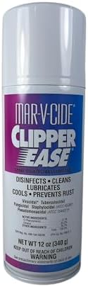 Desinfectante en Spray MAR-V-CIDE Clipper Ease – 12 oz | Limpia, Enfría, Lubrica y Desinfecta Cortadoras Eléctricas – Fórmula Antibacteriana, - imagen 1