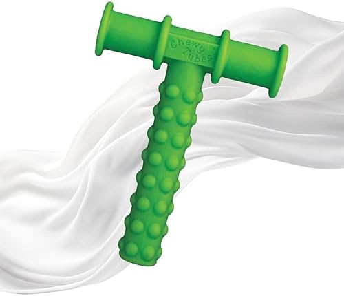 Chewy Tubes - Herramienta de Masticación Oral, Segura, No Tóxica, Libre de Látex y Ftalatos, Color Verde - imagen 1