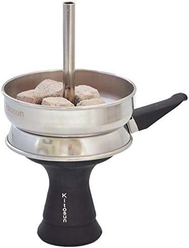 Set de Tazones para Hookah Kitosun - Tazón de Silicón para Tabaco Shisha con Pantalla de Gestión de Calor y Soporte para Carbón, Fácil de Limpiar y - imagen 1