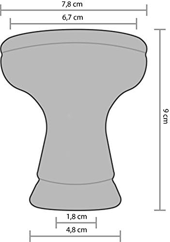Set de Tazones para Hookah Kitosun - Tazón de Silicón para Tabaco Shisha con Pantalla de Gestión de Calor y Soporte para Carbón, Fácil de Limpiar y - imagen 5