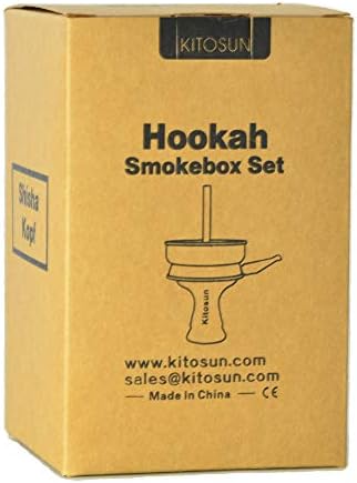 Set de Tazones para Hookah Kitosun - Tazón de Silicón para Tabaco Shisha con Pantalla de Gestión de Calor y Soporte para Carbón, Fácil de Limpiar y - imagen 6