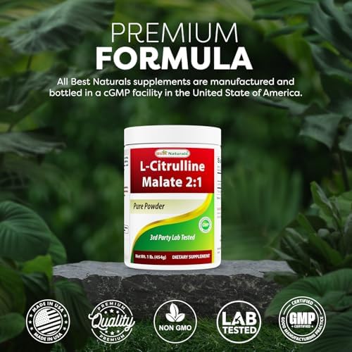 Best Naturals L-Citrulina Malato 2:1 en Polvo 1 lb - imagen 5