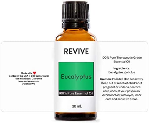 Aceite Esencial de Eucalipto 30mL de Revive Essential Oils - 100% Puro, Grado Terapéutico, Ideal para Difusor, Humidificador, Masaje, Aromaterapia y - imagen 2