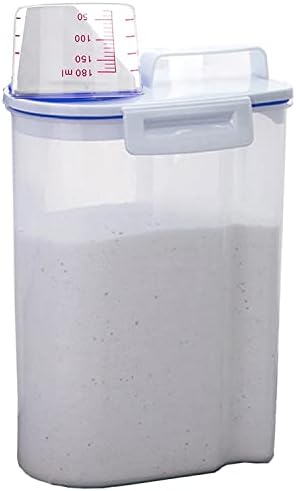 Dispensador de Detergente para Ropa - Dispensador de 70oz para Perlas Aromatizantes con Tapas, Ideal para Perlas de Lavandería, Avena y Comida para - imagen 1