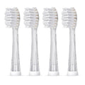Cepillos de Repuesto SEAGO para Niños, Set de 4. Modelos Compatibles SG-513 SG-2139 SG-977 (Transparente, L) - imagen 1