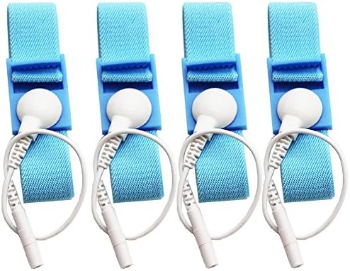 Componentes de Correa Ajustable para Estimulación de Muñeca 4 Pzs Azul y 4 Pzs Cables Blancos - imagen 1