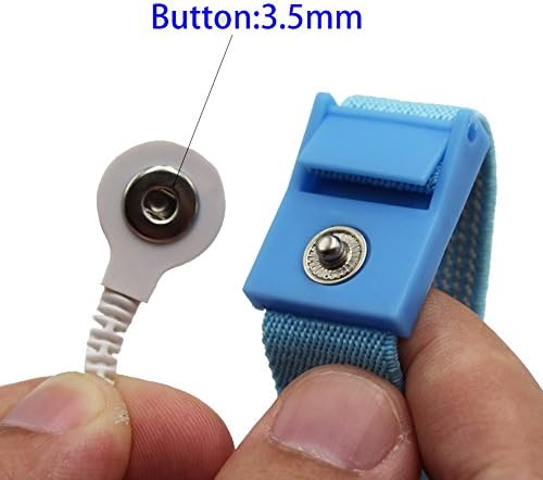 Componentes de Correa Ajustable para Estimulación de Muñeca 4 Pzs Azul y 4 Pzs Cables Blancos - imagen 2