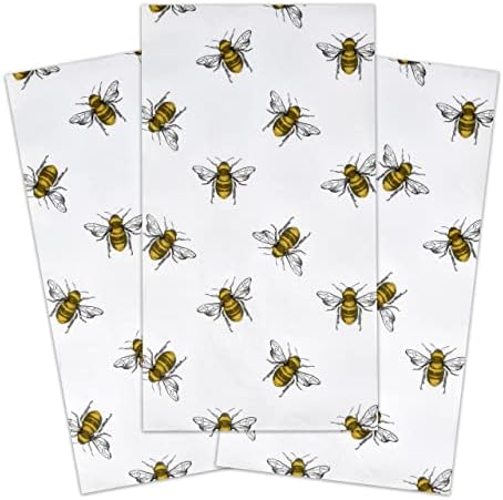Servilletas Desechables de Papel 3 Capas Gift Boutique con Diseño de Abejas - Paquete de 100 para Fiestas, Bodas y Decoración de Eventos - imagen 4