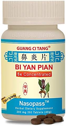 Bi Yan Pian - NasoPass - K152/AH101P, 200 tabletas para el cuidado nasal - imagen 1