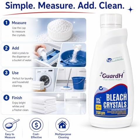 Cristales de Blanqueador GuardH - Gránulos Finos - 25 oz - imagen 4