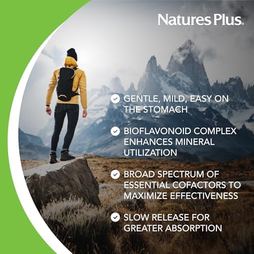 NaturesPlus Hema-Plex Hierro - 30 Tabletas de Liberación Lenta - 85 mg de Hierro Quelado - Salud Total de la Sangre - con Vitamina C y Bioflavonoides - imagen 3
