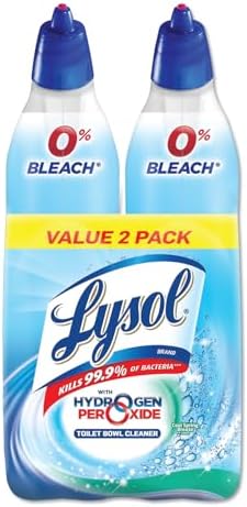 Limpiador de Inodoro Lysol 88830PK Power & Free Fragancia Brisa Primaveral 24 oz Botella 2/Pk - imagen 1