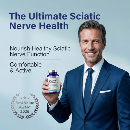 Suplemento para el Nervio Ciático, (120 Cápsulas) Fórmula Avanzada con Ácido Alfa-Lipoico y Complejo de Vitamina B, Apoya la Movilidad y Salud del - imagen 2