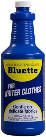 Bluette Líquido Concentrado para Blanquear Ropa 32 Fl Oz – Restaura Brillo y Blancura, Seguro y Suave con las Telas, Blanqueador Ecológico para Todo - imagen 1