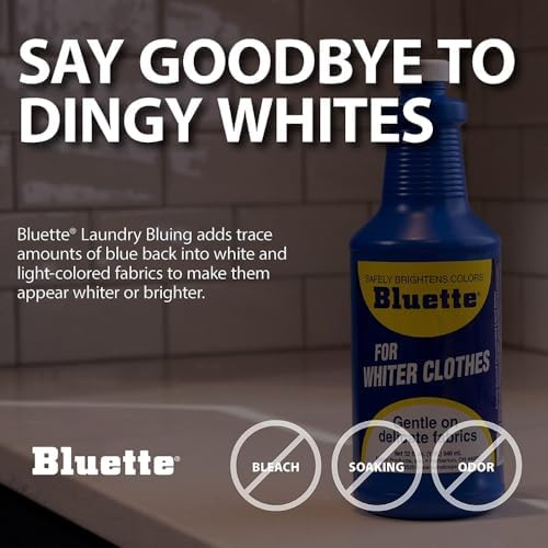 Bluette Líquido Concentrado para Blanquear Ropa 32 Fl Oz – Restaura Brillo y Blancura, Seguro y Suave con las Telas, Blanqueador Ecológico para Todo - imagen 5