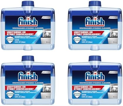 Limpiador para Lavavajillas Finish de Doble Acción: Combate Grasa y Sarro, Fresco 8.45 oz. (Paquete de 4) - imagen 1
