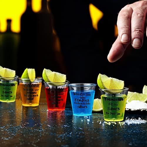 Vasos de Plástico Desechables Peryiter 100 Pzs 1.7 oz Transparentes para Shots, Diseño Divertido, Ideal para Bodas y Fiestas de Cumpleaños - imagen 5