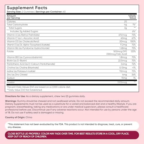 Gomitas Multivitamínicas WeightWorld para Adultos - Halal - Vitaminas A, C, D3, B6, B12 y Biotina - 120 Gomitas para Hombres y Mujeres de Todas las - imagen 5