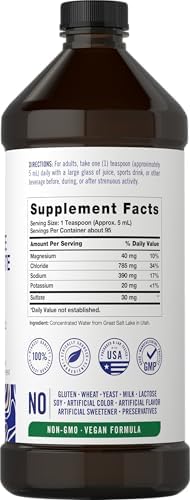Concentrado de Electrolitos Carlyle | 16 fl oz | Suplemento Iónico Completo con Magnesio, Potasio y Sodio | Vegano, No Transgénico y Libre de Gluten - imagen 2