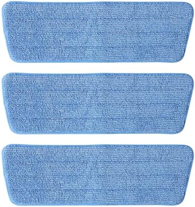 MABUBU Paquete de 3 Almohadillas de Microfibra para Mopas, Reemplazos Reutilizables para Mopas de Spray, Almohadillas para Limpieza de Pisos - imagen 1