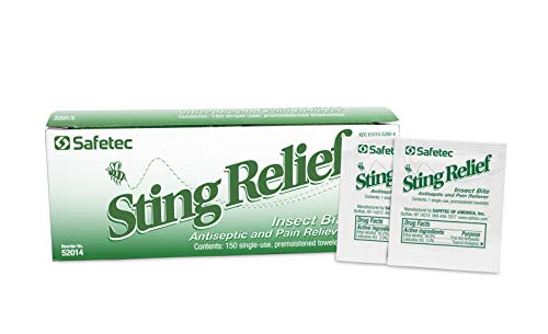 Toallitas para Alivio de Picaduras Safetec, Caja de 150 Piezas - imagen 1