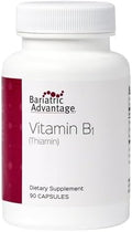 Vitaminas B1 Thiamina Bariatric Advantage - 100 mg Mononitrato de Tiamina - Fácil Digestión - Diseñado para Pacientes Bariátricos - 90 Cápsulas - imagen 1