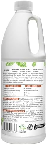 Limpiador de Pisos de Madera Mighty Mint, Listo para Usar con Mopas y Pulverizadores, Aroma Natural a Menta, 32 oz - imagen 7