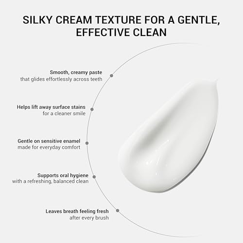 Pasta dental de hidroxiapatita para protección avanzada del esmalte, fórmula suave y efectiva, sin flúor, para dientes sensibles, 120 g (2) - imagen 2