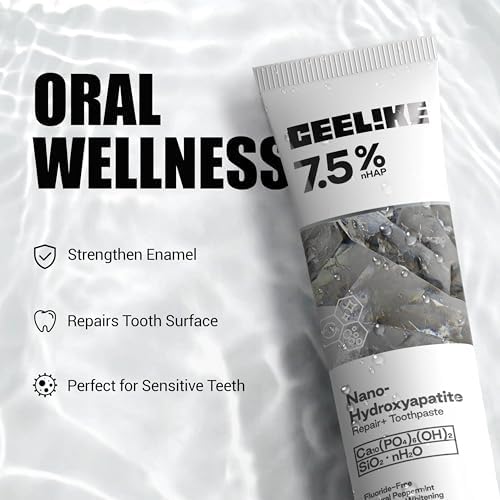 Pasta dental de hidroxiapatita para protección avanzada del esmalte, fórmula suave y efectiva, sin flúor, para dientes sensibles, 120 g (2) - imagen 3