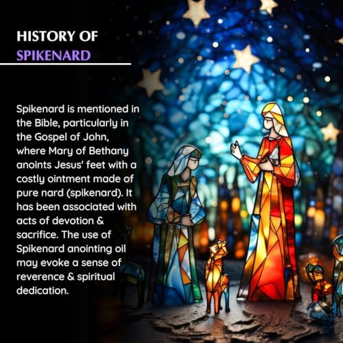 Aceite de Unción de Espikenardo 9ml | Bendiciones de las Tierras Santas | Bendecido en Jerusalén con Especias Bíblicas | Regalo Cristiano | Aceite - imagen 3