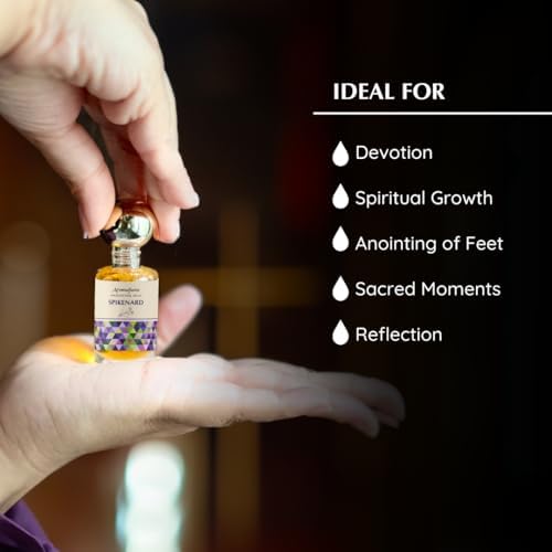 Aceite de Unción de Espikenardo 9ml | Bendiciones de las Tierras Santas | Bendecido en Jerusalén con Especias Bíblicas | Regalo Cristiano | Aceite - imagen 5