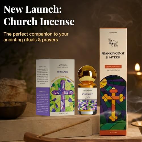 Aceite de Unción de Espikenardo 9ml | Bendiciones de las Tierras Santas | Bendecido en Jerusalén con Especias Bíblicas | Regalo Cristiano | Aceite - imagen 6
