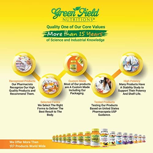 Multivitaminas Halal Greenfield Nutrition para Mujeres y Hombres - 60 Tabletas Gelatinosas Sin Gelatina con 27+ Vitaminas y Minerales, A, B12, C, D3, - imagen 3