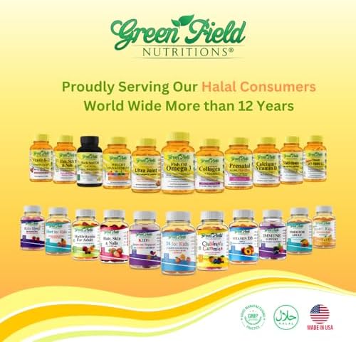 Multivitaminas Halal Greenfield Nutrition para Mujeres y Hombres - 60 Tabletas Gelatinosas Sin Gelatina con 27+ Vitaminas y Minerales, A, B12, C, D3, - imagen 8