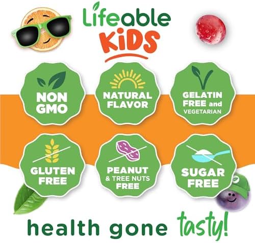 Gomitas de Biotina Sin Azúcar Lifeable para Niños | 5000mcg | Suplemento Sabroso para el Crecimiento del Cabello, Piel y Uñas | 90 Gomitas - imagen 4