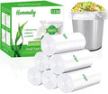 Bolsas de Basura Transparentes Hommaly de 1.2 Galones, 240 Piezas, Sin Fragancia, Antiperforación y a Prueba de Fugas, Ideal para Botes de 3-6 Litros - imagen 1