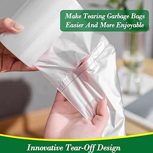 Bolsas de Basura Transparentes Hommaly de 1.2 Galones, 240 Piezas, Sin Fragancia, Antiperforación y a Prueba de Fugas, Ideal para Botes de 3-6 Litros - imagen 3