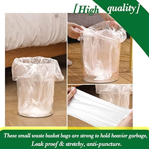 Bolsas de Basura Transparentes Hommaly de 1.2 Galones, 240 Piezas, Sin Fragancia, Antiperforación y a Prueba de Fugas, Ideal para Botes de 3-6 Litros - imagen 4