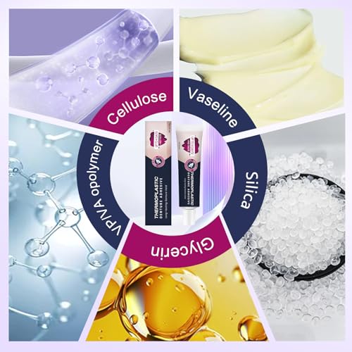 Adhesivo Termoplástico para Dentaduras 2 Pcs, Ajusta y Asegura Dentaduras Superiores e Inferiores, Sujeción Cómoda y Segura por Hasta 4 Días - imagen 6