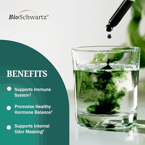BioSchwartz Clorofila Líquida para Mujeres - con Cobre para Apoyo Inmunológico, Salud de la Piel y Desodorante Interno - Suplemento Líquido de - imagen 4
