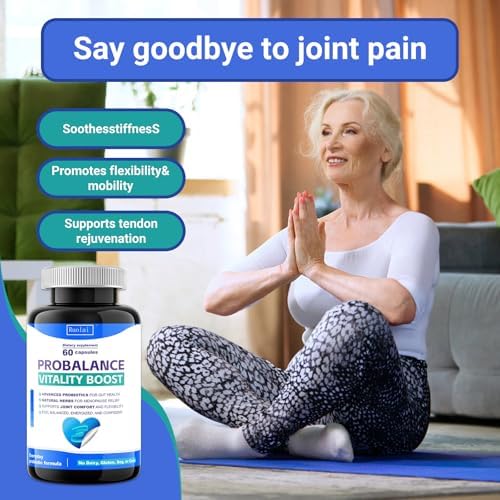 ProBalance Probiotics Ruolai para Mujeres 68B CFU – Soporte para Menopausia, Inflamación y Abdomen – Cúrcuma y Moringa – Salud Digestiva y Articular - imagen 4