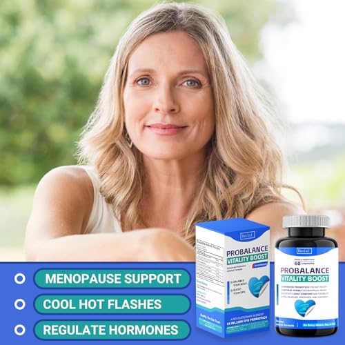 ProBalance Probiotics Ruolai para Mujeres 68B CFU – Soporte para Menopausia, Inflamación y Abdomen – Cúrcuma y Moringa – Salud Digestiva y Articular - imagen 5