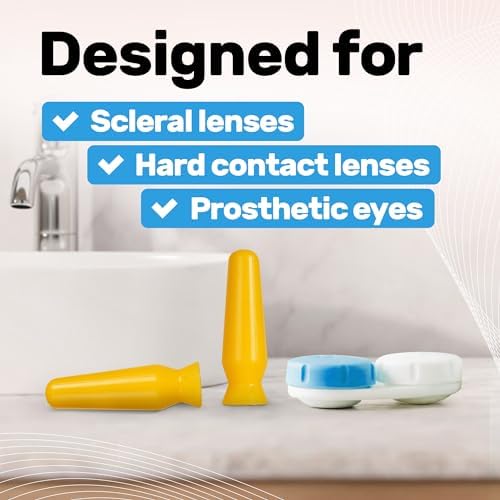 [Paquete de 6] Inserter y Removedor de Lentes Esclerales - Aplicador Sin Ventilación para Lentes Duras/RGP, Lentes Esclerales y Ojos Prostéticos – - imagen 2
