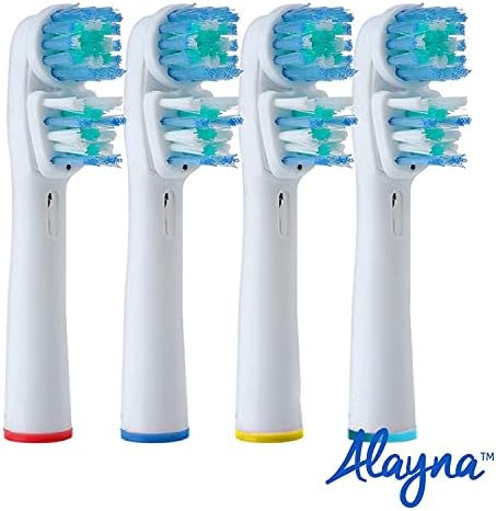 Cabezas de cepillo de repuesto compatibles con Oral B Braun - Diseño Doble Limpieza, 16 Piezas - Repuestos para cepillos eléctricos Oralb Pro 7000, - imagen 2