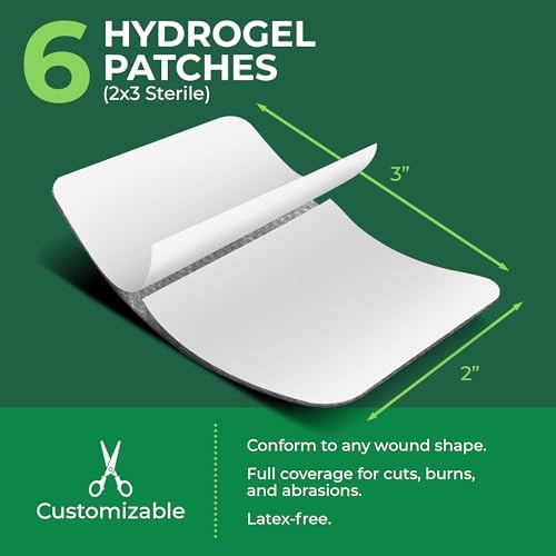 TURFGUARD Hydrogel para Quemaduras con Plata X-Static – Alivio Refrescante, Aprobado por la FDA, Protección Antimicrobiana y Parche Hidratante para - imagen 5
