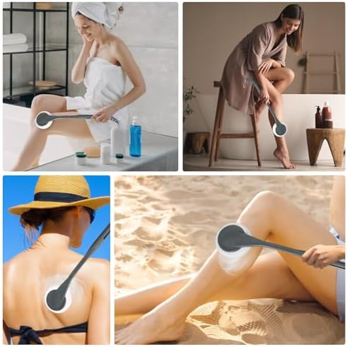 Aplicador de Loción para Espalda, Mango Largo Desmontable de 20.5 para Mujeres y Personas Mayores, Ideal para Aplicar Protector Solar y Bronceador - imagen 5