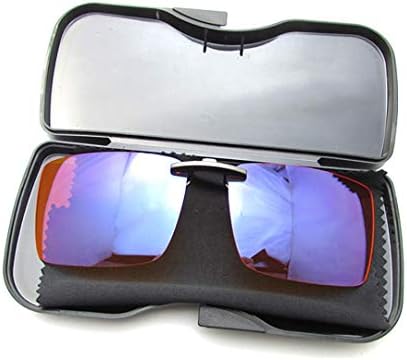 Gafas Vyzia Clip On para Bloqueo de Luz Azul | Se Ajustan sobre Gafas con Prescripción, Lentes Naranjas que Reducen la Fatiga Visual y Ayudan a Dormir - imagen 6