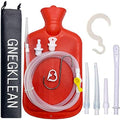 Kit de Enema de Café GNEGKLEAN - Bolsa de 2L con Manguera de Silicona de 5.0ft para Limpieza y Desintoxicación en Casa - imagen 1
